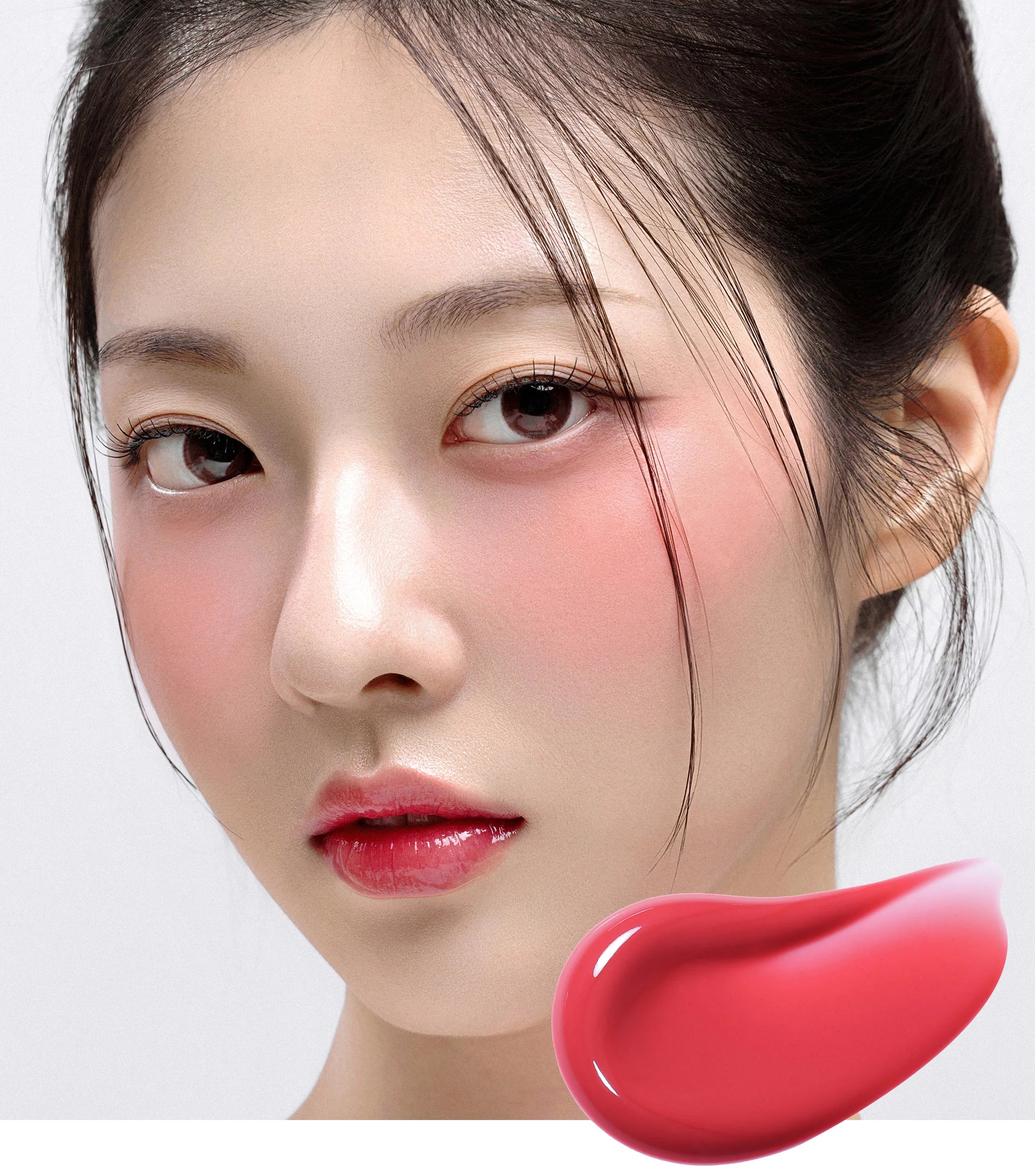 Hur - 02 Deep Plum Moist Ampoule Blusher